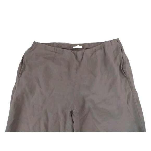 J. Jill, Pure Jill Slim Crops Linen Beige Pants  Women's Petite Medium - Picture 11 of 13